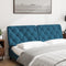 vidaXL - Hoofdbordkussen - 160 - cm - fluweel - blauw