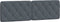 vidaXL - Hoofdbordkussen - 160 - cm - fluweel - donkergrijs
