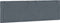 vidaXL - Hoofdbordkussen - 160 - cm - fluweel - donkergrijs