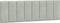 vidaXL - Hoofdbordkussen - 160 - cm - fluweel - lichtgrijs