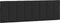 vidaXL - Hoofdbordkussen - 160 - cm - fluweel - zwart