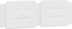 vidaXL - Hoofdbordkussen - 160 - cm - kunstleer - wit