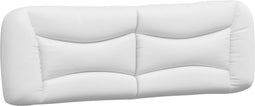 vidaXL - Hoofdbordkussen - 160 - cm - kunstleer - wit