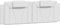 vidaXL - Hoofdbordkussen - 160 - cm - kunstleer - wit
