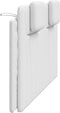vidaXL - Hoofdbordkussen - 160 - cm - kunstleer - wit