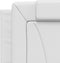 vidaXL - Hoofdbordkussen - 160 - cm - kunstleer - wit