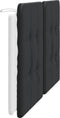 vidaXL - Hoofdbordkussen - 160 - cm - kunstleer - zwart - en - wit
