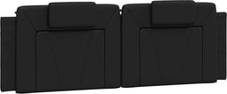 vidaXL - Hoofdbordkussen - 160 - cm - kunstleer - zwart