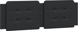 vidaXL - Hoofdbordkussen - 160 - cm - kunstleer - zwart