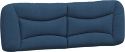 vidaXL - Hoofdbordkussen - 160 - cm - stof - blauw