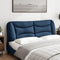 vidaXL - Hoofdbordkussen - 160 - cm - stof - blauw