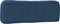 vidaXL - Hoofdbordkussen - 160 - cm - stof - blauw