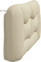 vidaXL - Hoofdbordkussen - 160 - cm - stof - crèmekleurig