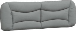 vidaXL - Hoofdbordkussen - 160 - cm - stof - lichtgrijs
