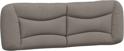 vidaXL - Hoofdbordkussen - 160 - cm - stof - taupe