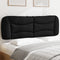 vidaXL - Hoofdbordkussen - 160 - cm - stof - zwart
