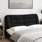 vidaXL - Hoofdbordkussen - 160 - cm - stof - zwart