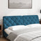 vidaXL - Hoofdbordkussen - 180 - cm - fluweel - blauw