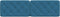 vidaXL - Hoofdbordkussen - 180 - cm - fluweel - blauw