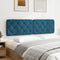 vidaXL - Hoofdbordkussen - 180 - cm - fluweel - blauw