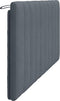 vidaXL - Hoofdbordkussen - 180 - cm - fluweel - donkergrijs