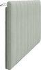 vidaXL - Hoofdbordkussen - 180 - cm - fluweel - lichtgrijs