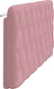 vidaXL - Hoofdbordkussen - 180 - cm - fluweel - roze