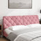 vidaXL - Hoofdbordkussen - 180 - cm - fluweel - roze