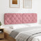 vidaXL - Hoofdbordkussen - 180 - cm - fluweel - roze
