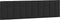 vidaXL - Hoofdbordkussen - 180 - cm - fluweel - zwart