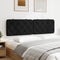 vidaXL - Hoofdbordkussen - 180 - cm - fluweel - zwart