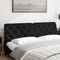 vidaXL - Hoofdbordkussen - 180 - cm - fluweel - zwart