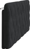vidaXL - Hoofdbordkussen - 180 - cm - fluweel - zwart