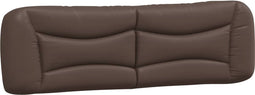 vidaXL - Hoofdbordkussen - 180 - cm - kunstleer - bruin