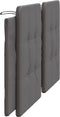 vidaXL - Hoofdbordkussen - 180 - cm - kunstleer - grijs