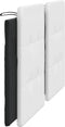 vidaXL - Hoofdbordkussen - 180 - cm - kunstleer - wit - en - zwart