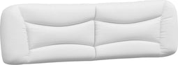 vidaXL - Hoofdbordkussen - 180 - cm - kunstleer - wit