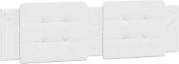 vidaXL - Hoofdbordkussen - 180 - cm - kunstleer - wit