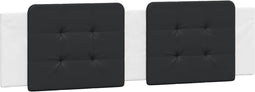 vidaXL - Hoofdbordkussen - 180 - cm - kunstleer - zwart - en - wit