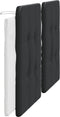 vidaXL - Hoofdbordkussen - 180 - cm - kunstleer - zwart - en - wit