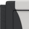 vidaXL - Hoofdbordkussen - 180 - cm - kunstleer - zwart - en - wit