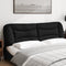 vidaXL - Hoofdbordkussen - 180 - cm - stof - zwart