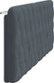 vidaXL - Hoofdbordkussen - 200 - cm - fluweel - donkergrijs