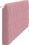 vidaXL - Hoofdbordkussen - 200 - cm - fluweel - roze