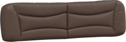 vidaXL - Hoofdbordkussen - 200 - cm - kunstleer - bruin