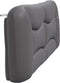 vidaXL - Hoofdbordkussen - 200 - cm - kunstleer - grijs