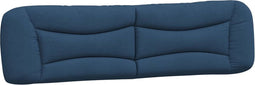 vidaXL - Hoofdbordkussen - 200 - cm - stof - blauw