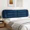 vidaXL - Hoofdbordkussen - 200 - cm - stof - blauw