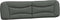 vidaXL - Hoofdbordkussen - 200 - cm - stof - donkergrijs