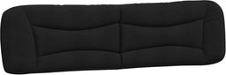 vidaXL - Hoofdbordkussen - 200 - cm - stof - zwart